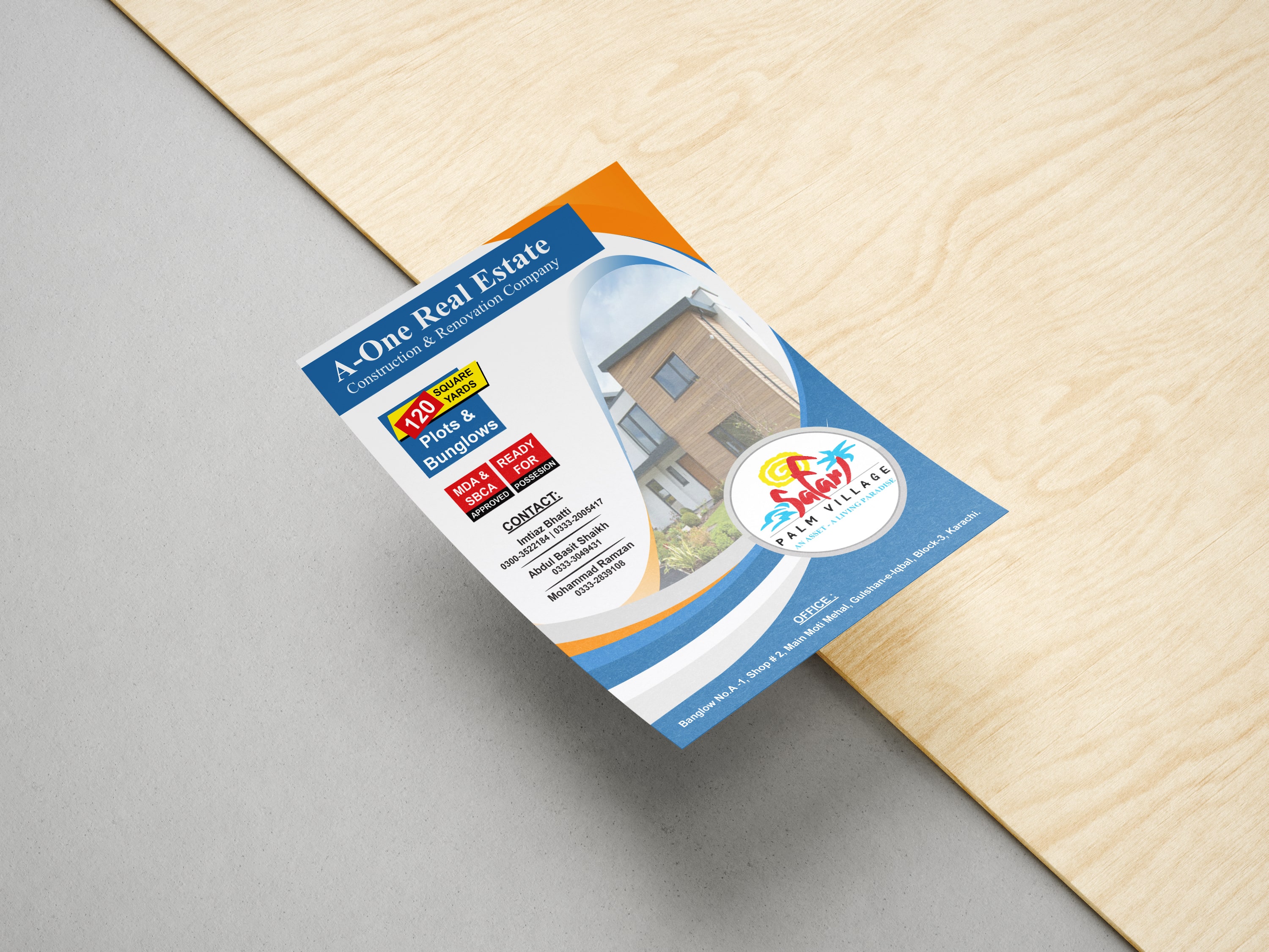 A5 Flyer Catalog Design for Business Promotion in Al Ain