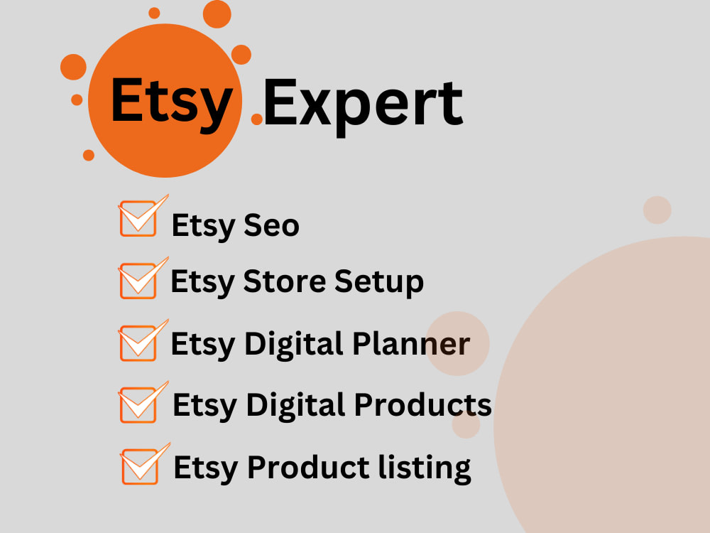 Etsy Shop Setup Service | Branding, SEO, Banner Design, Product Listings in Al Ain