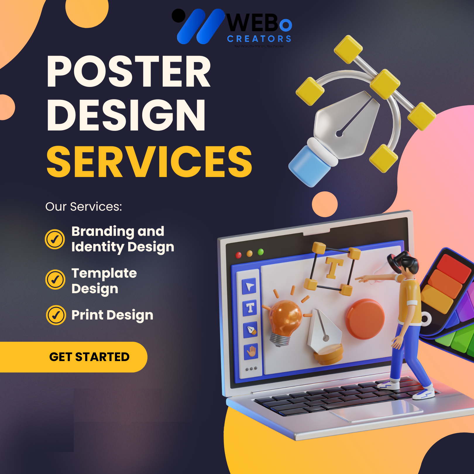 Poster Design Service | Get Powerful Advertising Poster in Al Ain for Business and Events