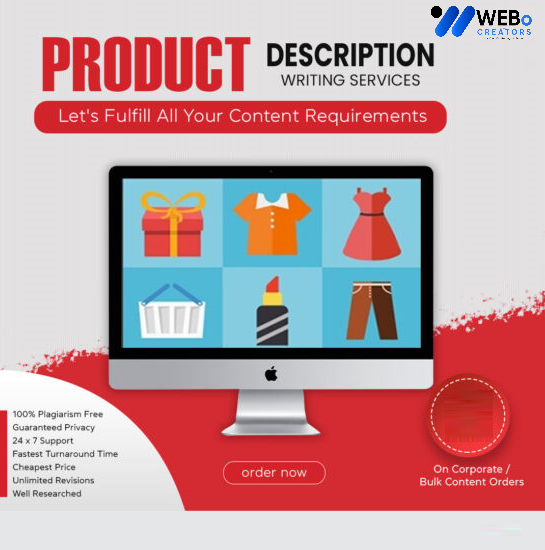 Product Description Writing Services | Best Digital Marketing Agency | Web Design in Al Ain for online stores